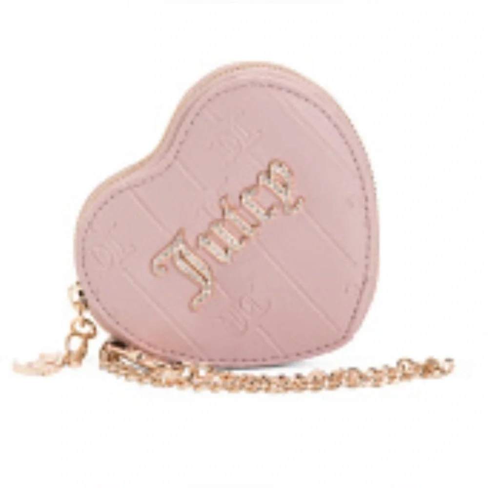 Juicy Couture Drama Queen Heart Coin Case Wallet Wristlet BNWT